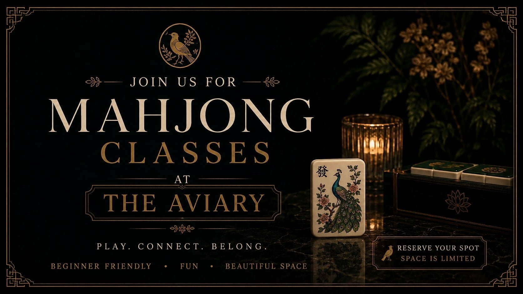 Best Mahjong Classes Fort Lauderdale Florida The AVIARY Learn Mahjong Today