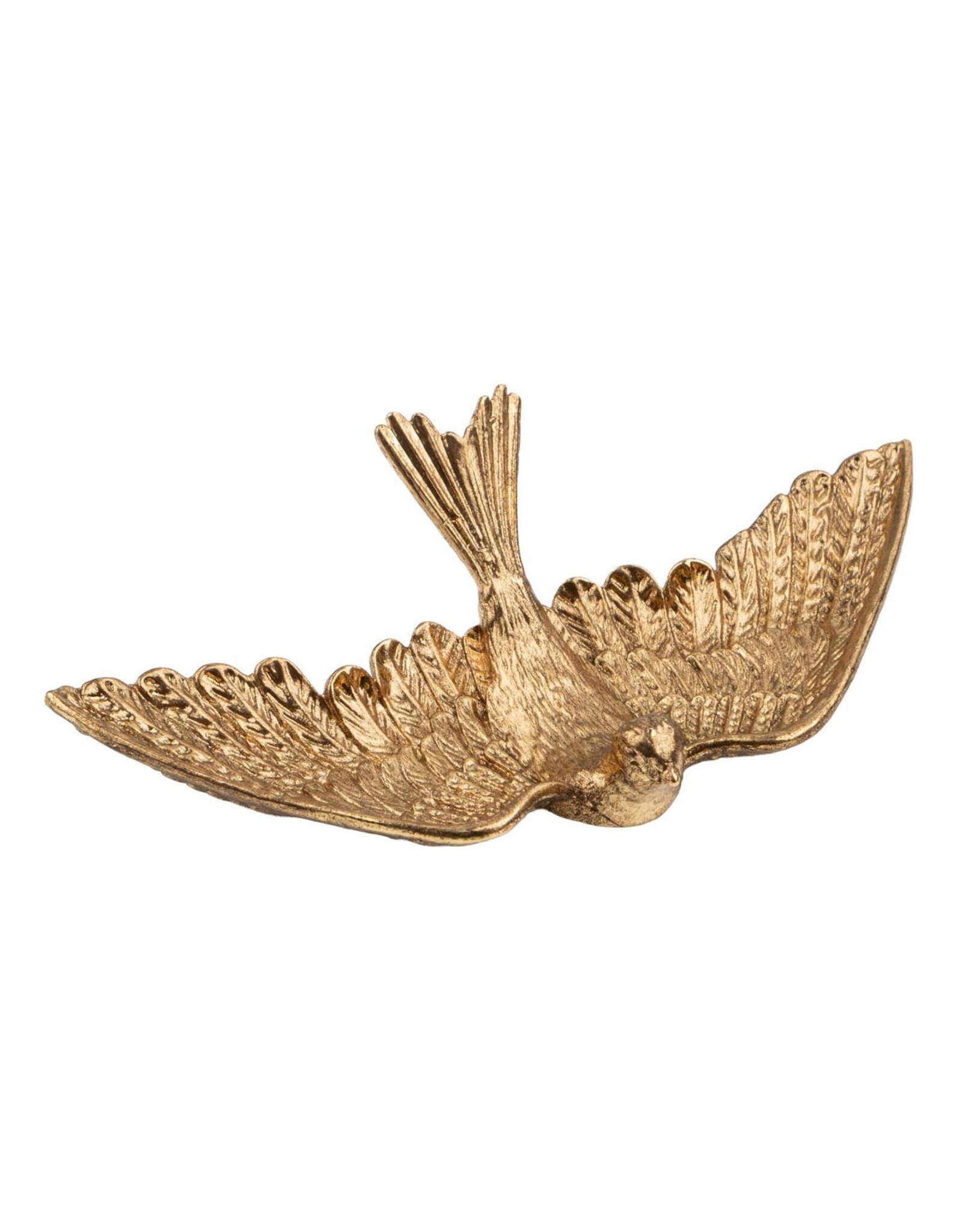 Silver Tree Flying Bird Gold Metal Trinket Ring Dish Mahjong Dice Tray