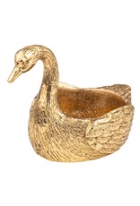 Silver Tree Gold Metal Swan Tea-light Trinket Dish Mahjong Dice Tray