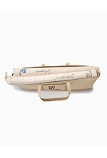 Oh My Mahjong Taupe Mat Canvas Storage Travel Bag Mahjong Tote Bag