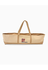 Oh My Mahjong Taupe Mat Canvas Storage Travel Bag Mahjong Tote Bag