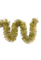 Kurt Adler Gold and Silver Laser Mixed Tinsel Garland 6FT