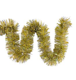 Kurt Adler Gold and Silver Laser Mixed Tinsel Garland 6FT