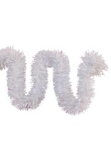 Kurt Adler White Tinsel Garland 6FT