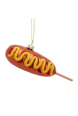Kurt Adler Noble Gems Glass Corndog Ornament