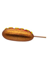 Kurt Adler Noble Gems Glass Corndog Ornament