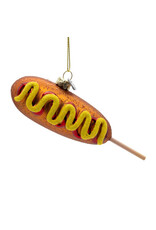 Kurt Adler Noble Gems Glass Corndog Ornament