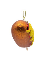 Kurt Adler Noble Gems Glass Corndog Ornament