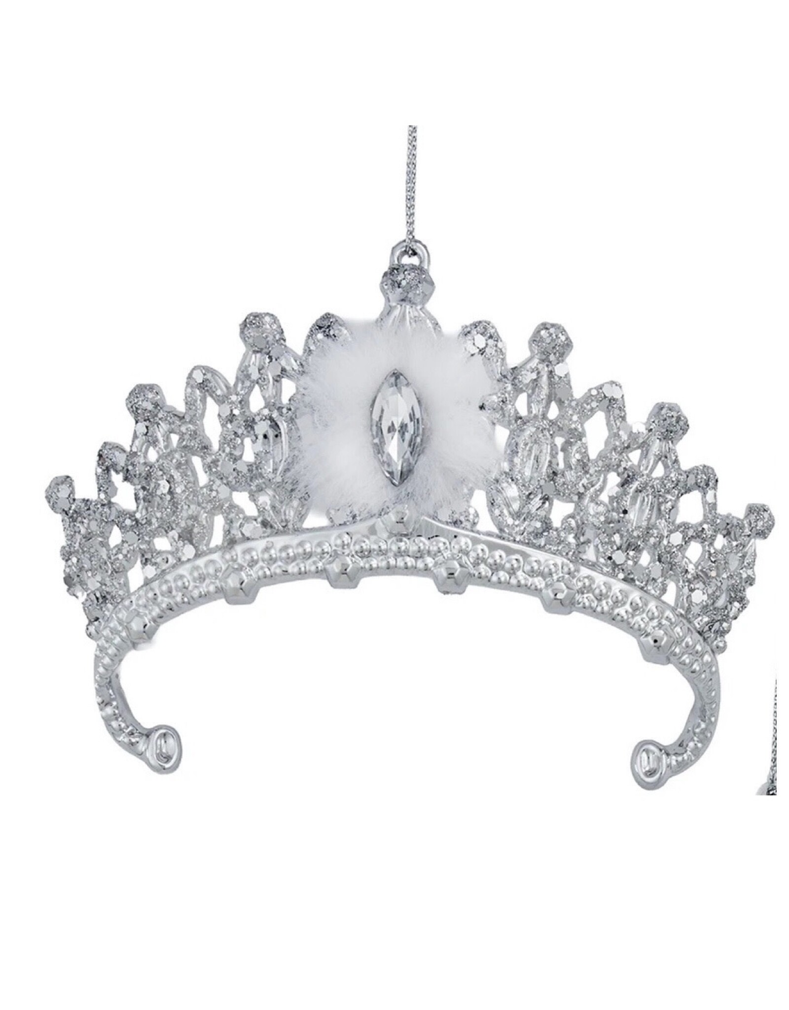 Kurt Adler Royal Princess Tierra Crown Ornament 4 Inch Acrylic DMD