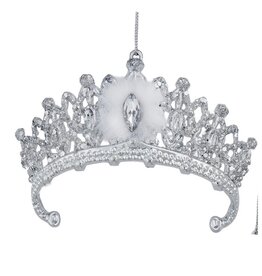 Kurt Adler Royal Princess Tierra Crown Ornament 4 Inch Acrylic DMD