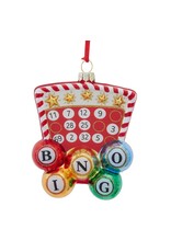 Kurt Adler Bingo Game Glass Ornament