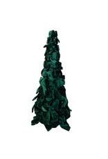 Kurt Adler Bow Tree w Diamond Gemstones 19 Inch Dark Green