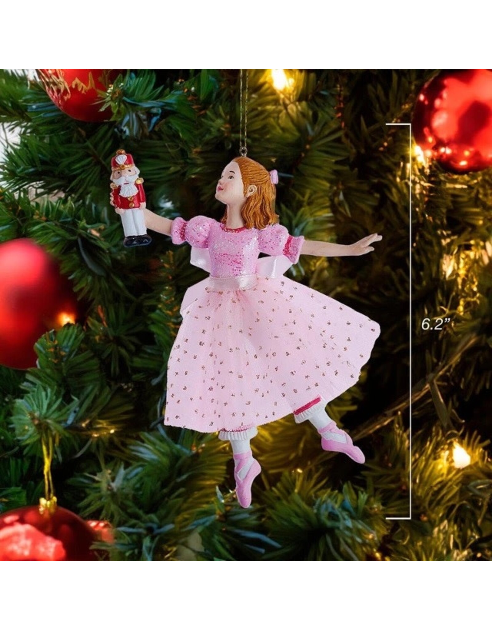 Kurt Adler Clara Ballerina Ornament Nutcracker Suite Ballet