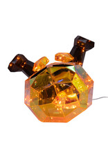 Kurt Adler Halloween Prismatic Decor LED 18H Pumpkin Man W LCD Eyes