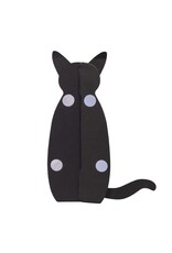 Kurt Adler Halloween Black Cat Paper Honeycomb 10 Inch Table Piece