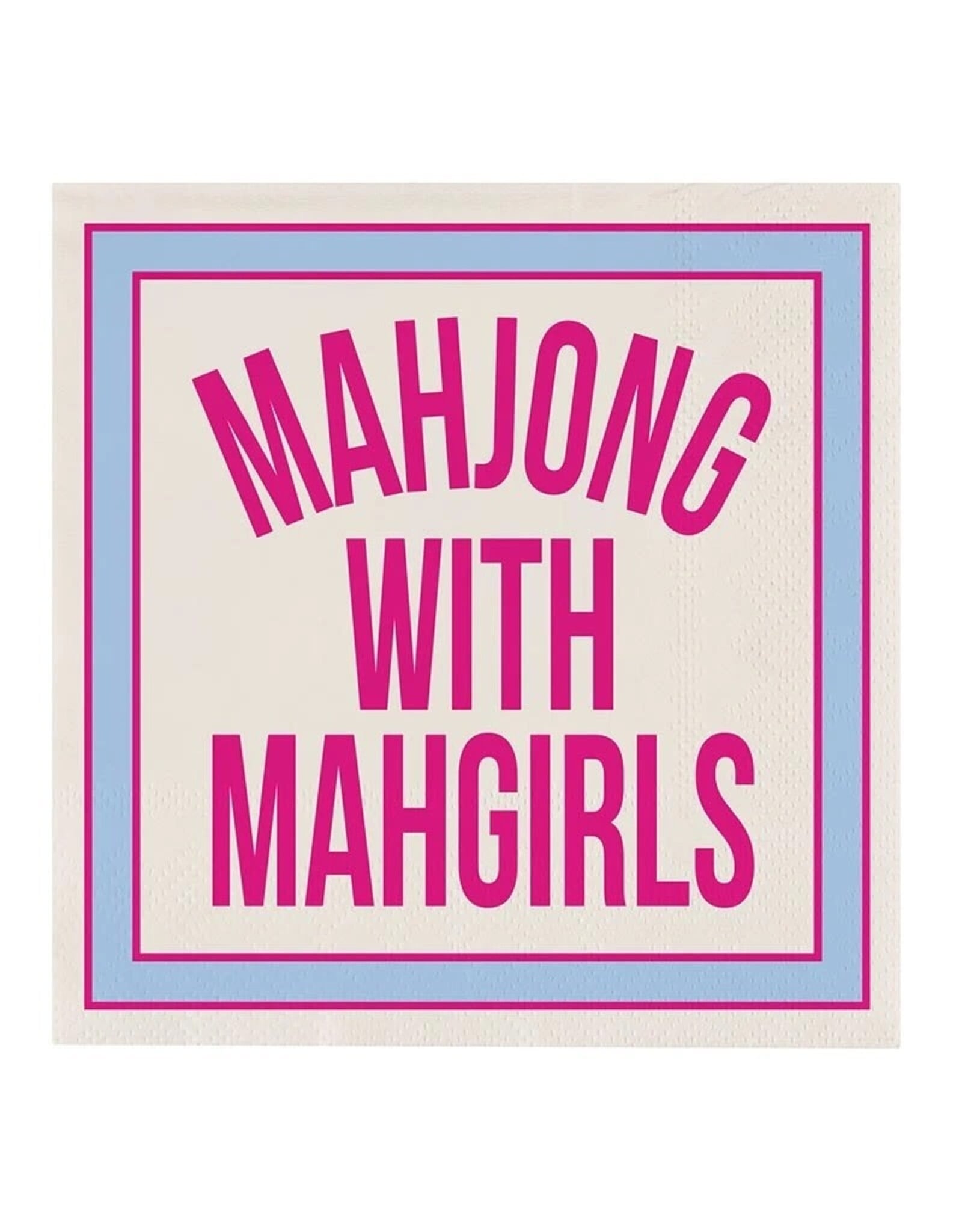 Slant Mahjong Paper Cocktail Beverage Napkins 20ct Mahjong With Mahgirls