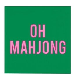 Slant Mahjong Paper Cocktail Beverage Napkins 20ct Oh Mahjong