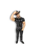 December Diamonds Poke The Bear Leather Cowboy Bear Christmas Ornament