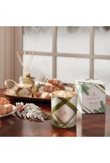 Frasier Fir Votive Candle Frosted Plaid 2 Oz