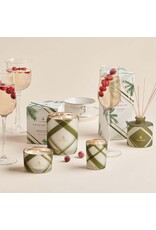 Frasier Fir Votive Candle Frosted Plaid 2 Oz