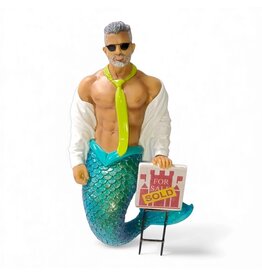 December Diamonds Open House Merman Ornament 7.5 Inch