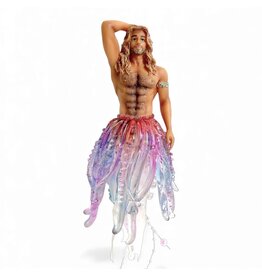 December Diamonds Testy Tentacles Merman Ornament 7.5 Inch