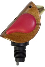 Songbird Specialties Singing Bird Wine Bottle Pourer | Red