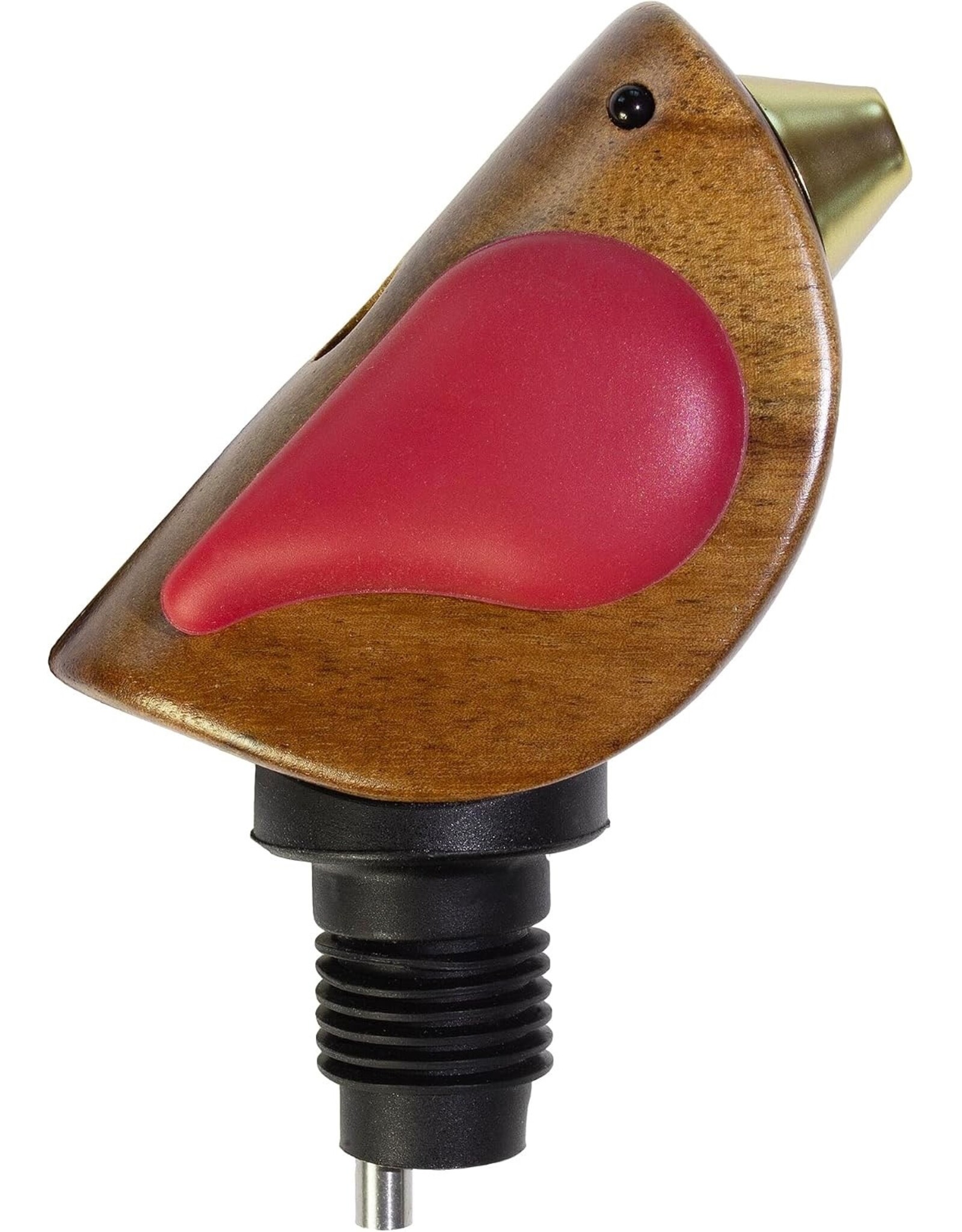 Songbird Specialties Singing Bird Wine Bottle Pourer | Red