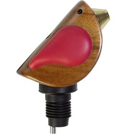 Songbird Specialties Singing Bird Wine Bottle Pourer | Red