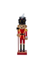 Kurt Adler Lighted Musical Bear Nutcracker 15" Battery Operated