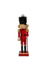 Kurt Adler Lighted Musical Bear Nutcracker 15" Battery Operated