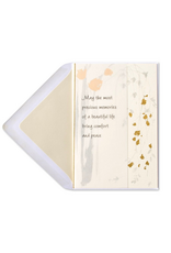 PAPYRUS® Sympathy Card Comfort and Peace Cascading Leaves