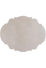 Hester & Cook French Frame Die-cut Placemats 12ct Metallic Silver