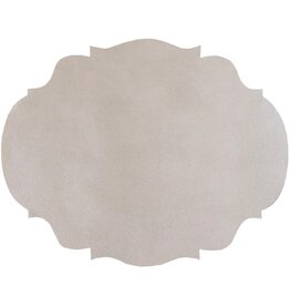 Hester & Cook French Frame Die-cut Placemats 12ct Metallic Silver