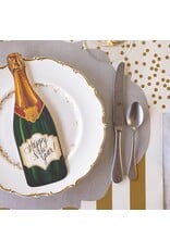 Hester & Cook French Frame Die-cut Placemats 12ct Metallic Silver
