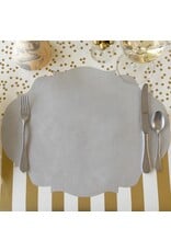 Hester & Cook French Frame Die-cut Placemats 12ct Metallic Silver