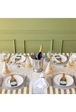Hester & Cook French Frame Die-cut Placemats 12ct Metallic Silver