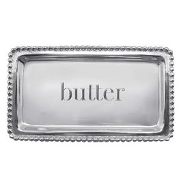 Mariposa Engraved "Butter" Dish Sentiment Tray