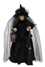 Karen Didion Halloween Witch Lighted Enchantress of Midnight Witch