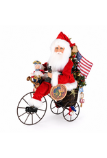 Karen Didion Santa's 250th Anniversary Liberty Ride Patriotic Figurine