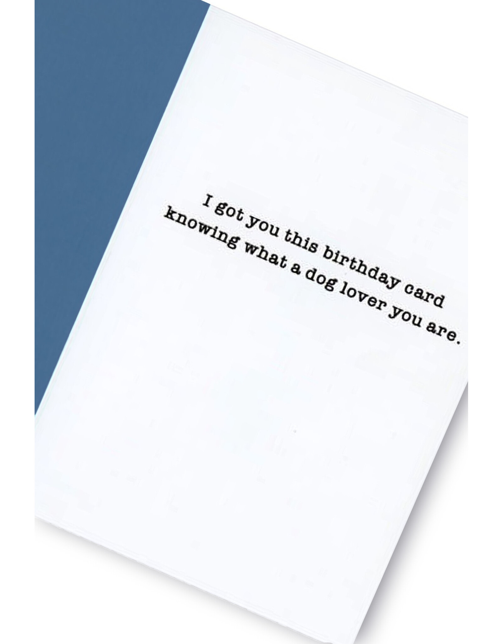 Recycled Paper Greetings Birthday Card Humorous Funny | Guy Dog Lover