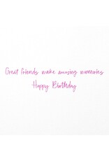PAPYRUS® Birthday Card Bella Pillar Amazing Memories w Flip Flop Charm