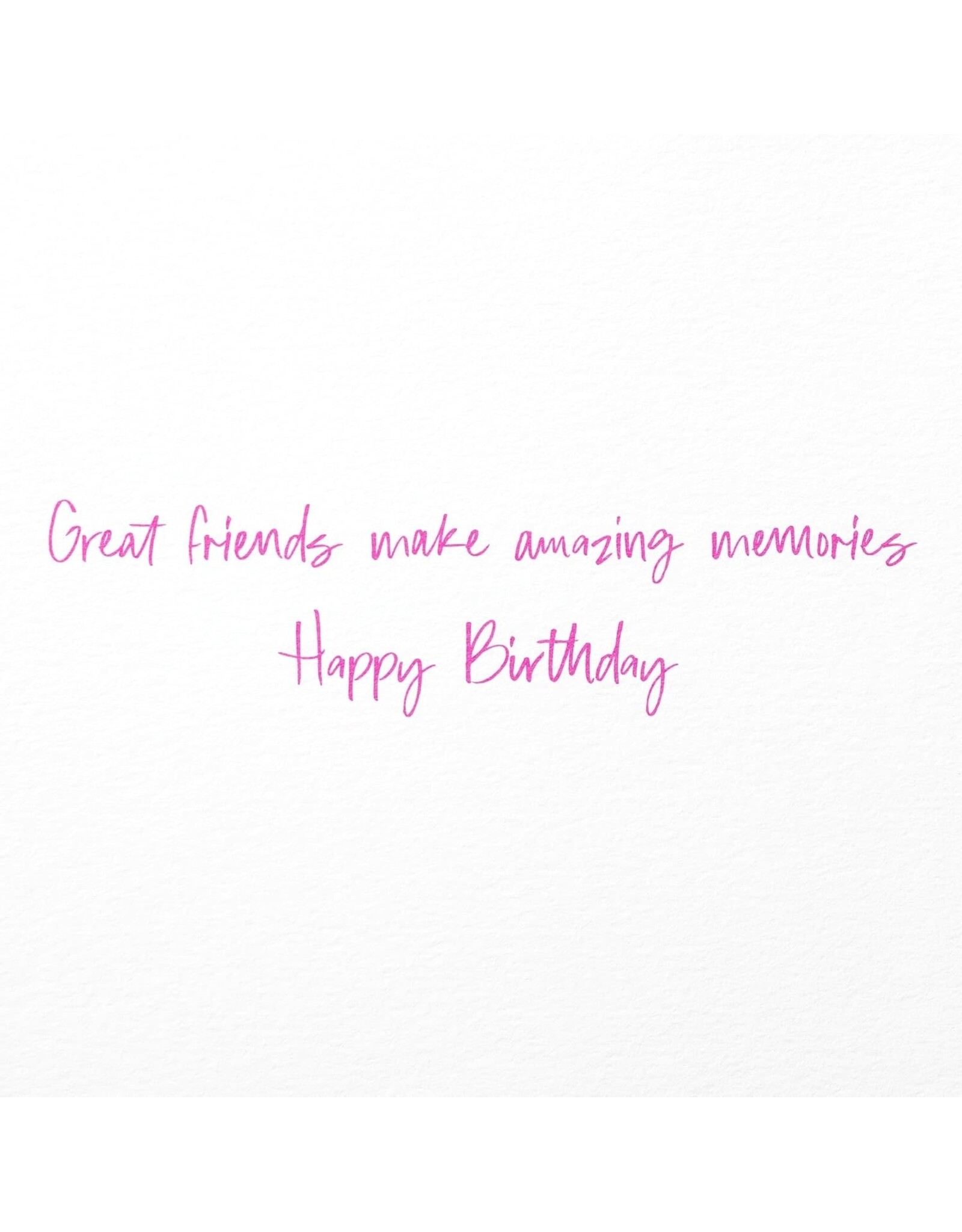 PAPYRUS® Birthday Card Bella Pillar Amazing Memories w Flip Flop Charm