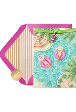 PAPYRUS® Birthday Card Bella Pillar Amazing Memories w Flip Flop Charm