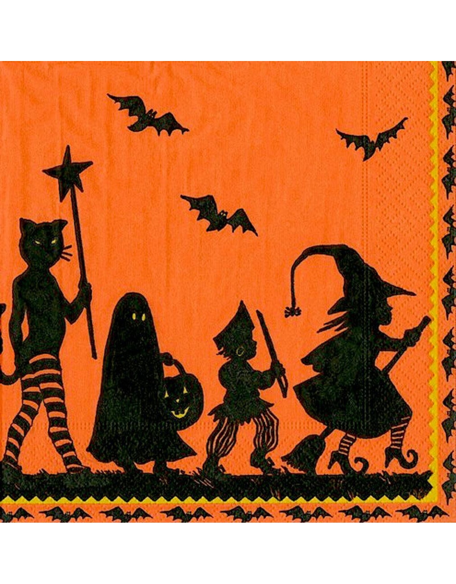 Caspari Halloween Party Paper Cocktail Napkins 20pk Halloween Parade