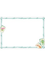 Caspari Correspondence Cards Boxed Set of 12 Mahjong Themed Cards