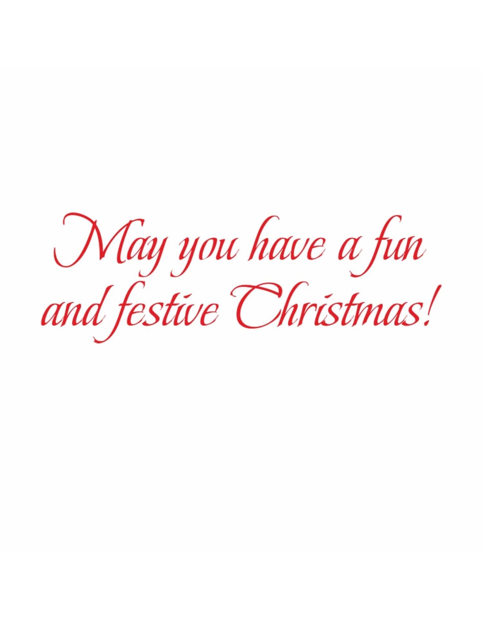 Caspari Boxed Christmas Cards 15pk Christmas Mahjong