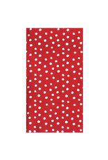 Caspari Paper Guest Towel Napkins 15pk Small Dots Red
