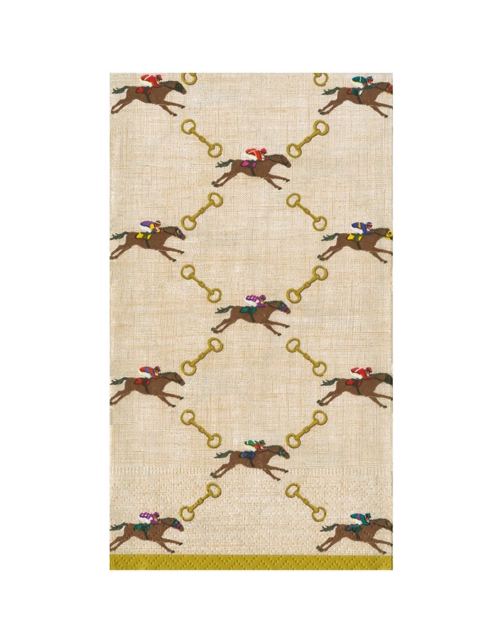 Caspari Paper Linen Guest Towel Napkins 15pk And They're Off