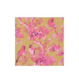 Caspari Paper Cocktail Napkins 20pk Scenic Songbirds